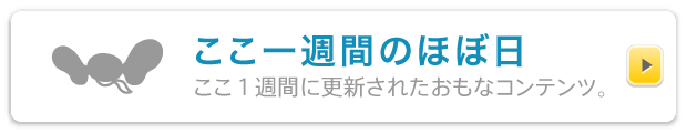 ここ一週間のほぼ日