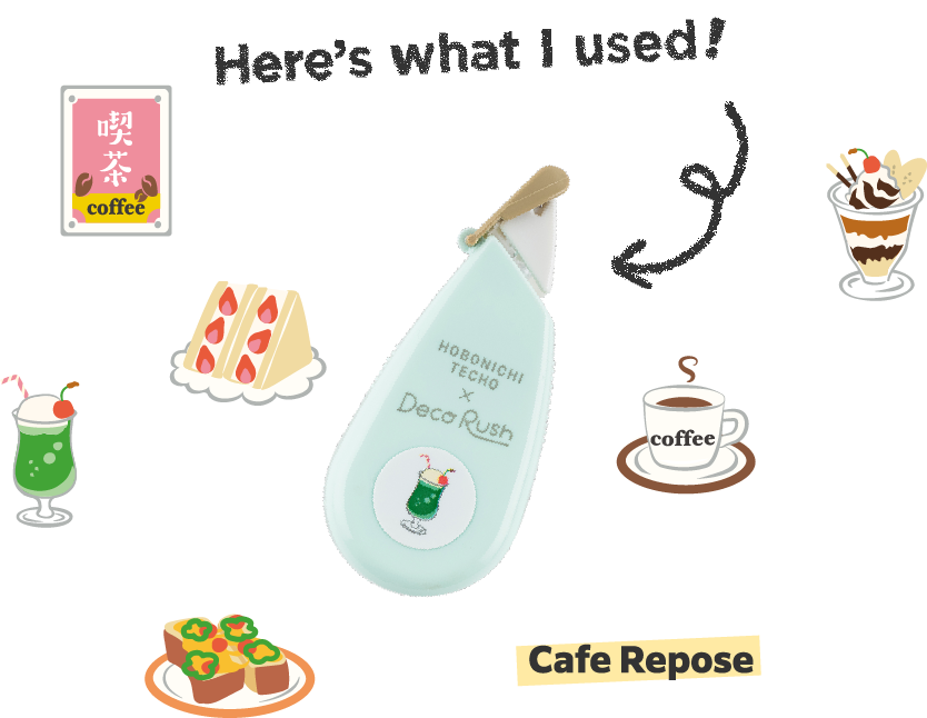 (Here’s what I used!)Cafe Repose