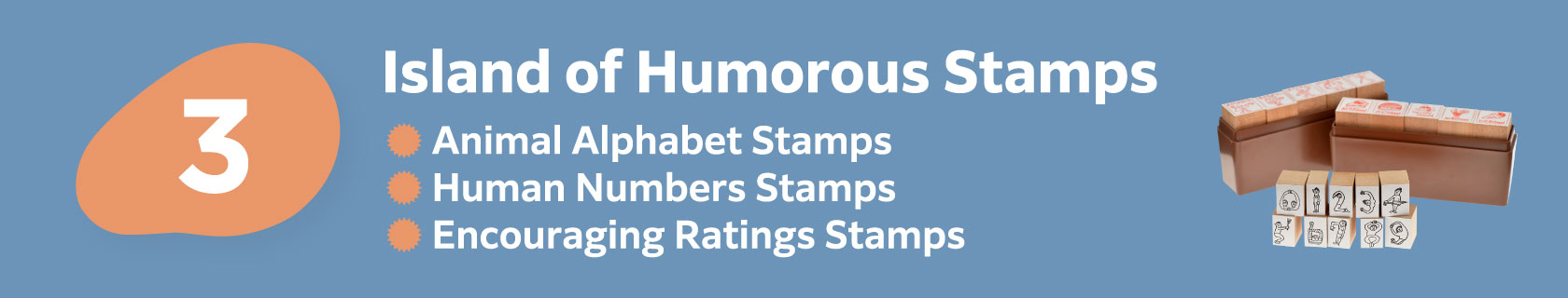 3 Island of Humorous Stamps