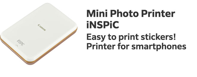 Mini Photo Printer iNSPiC
                        Easy to print stickers! Printer for smartphones