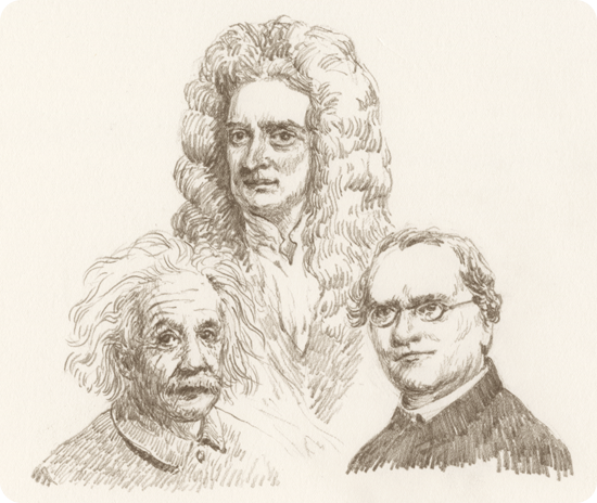 ニュートン、メンデル、アインシュタイン