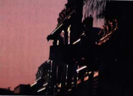 夕暮れのアシュラム