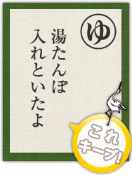 湯たんぽ 入れといたよ 湯たんぽ 入れといたよ