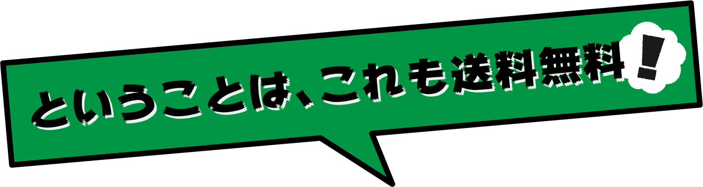 ということは、これも送料無料！