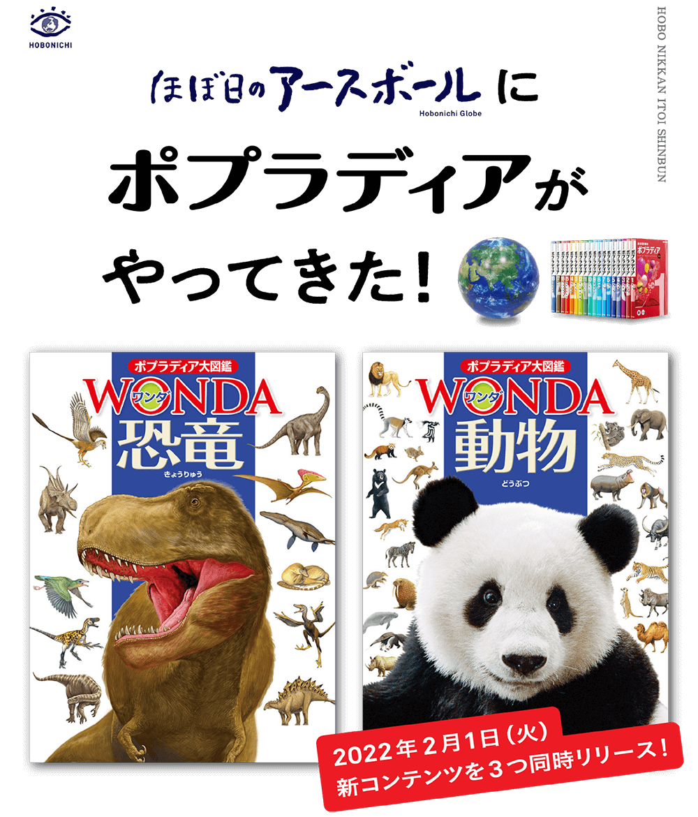 ほぼ日のアースボールに、ポプラディアがやってきた！