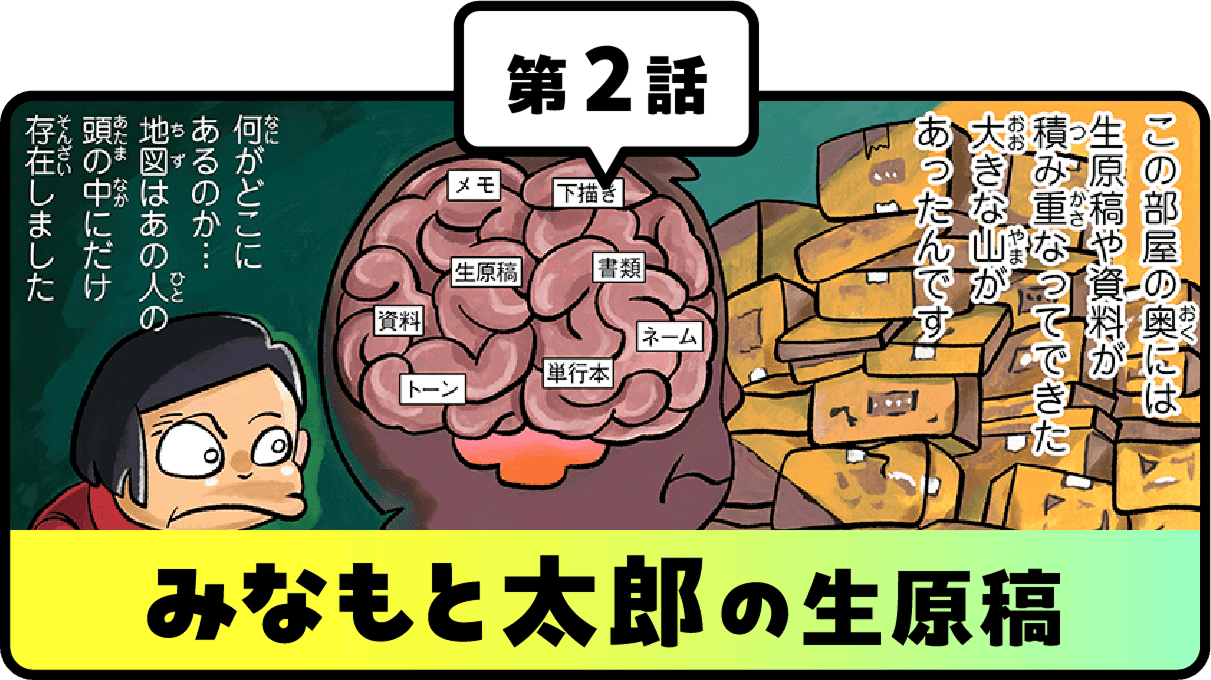 第２話みなもと太郎の生原稿