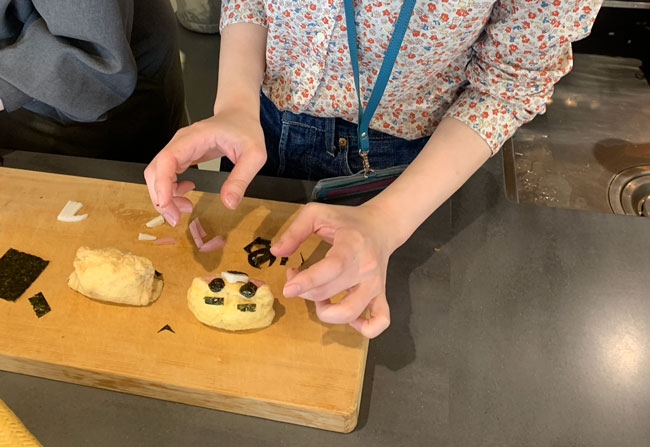 新生姜でほっぺを作ったりして。