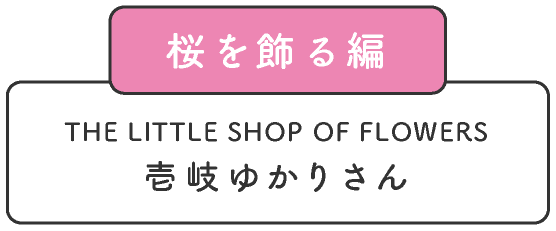桜を飾る編　THE LITTLE SHOP OF FLOWERS　壱岐ゆかりさん