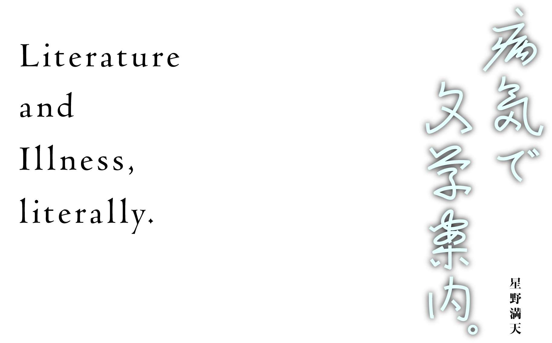 病気で文学案内。星野満天 Literacy Guide by sickness.