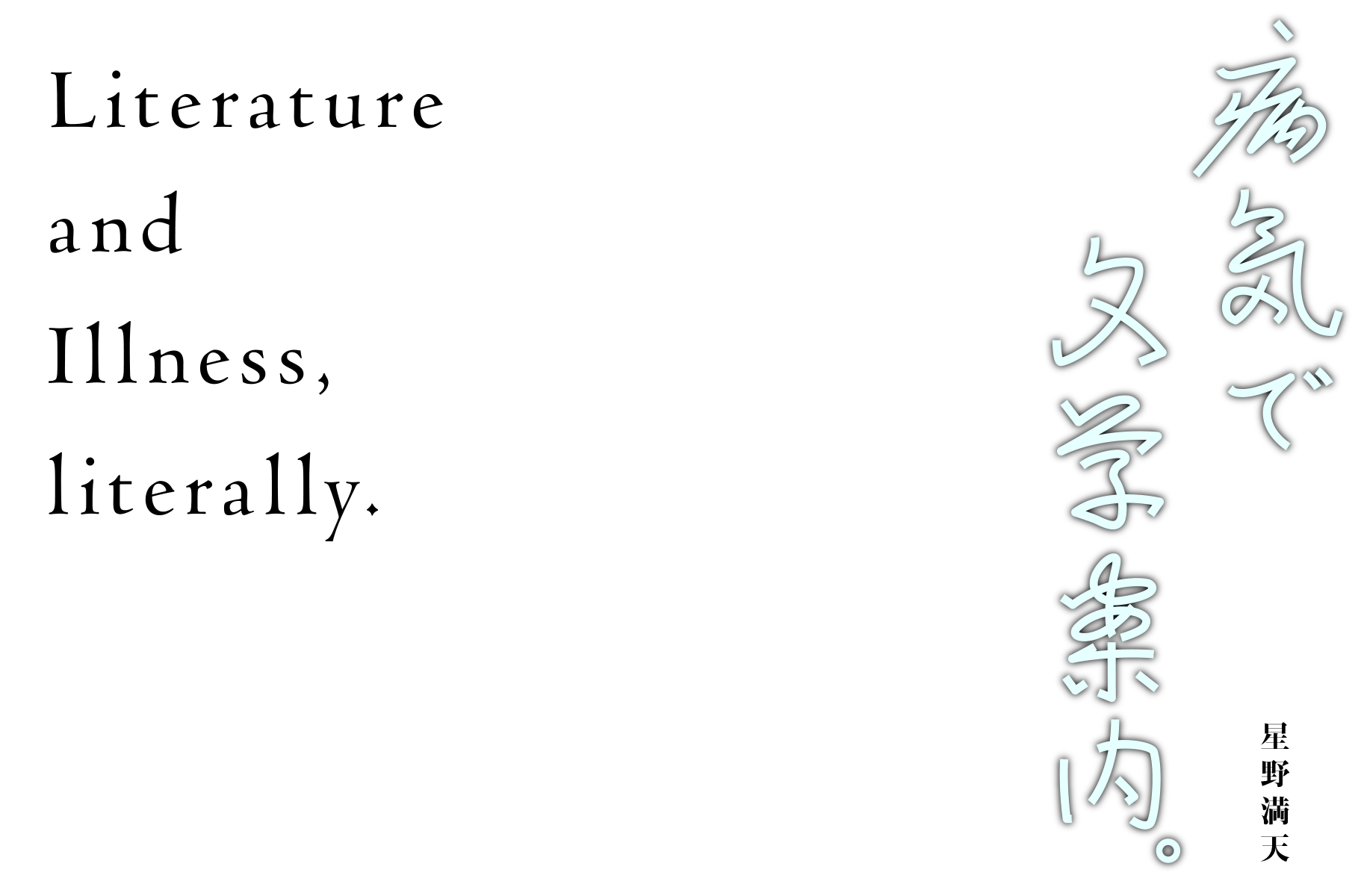 病気で文学案内。星野満天 Literacy Guide by sickness.