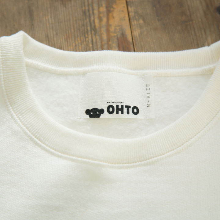 ほぼ日OHTO こわくないくまのトレーナー「ただずむくま」Mサイズ