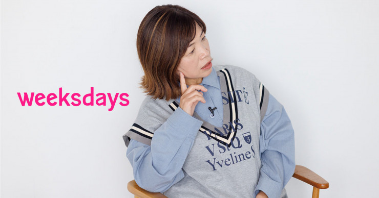 短いからうれしい！ 渡辺満里奈さんと作った7色のエプロン。 渡辺