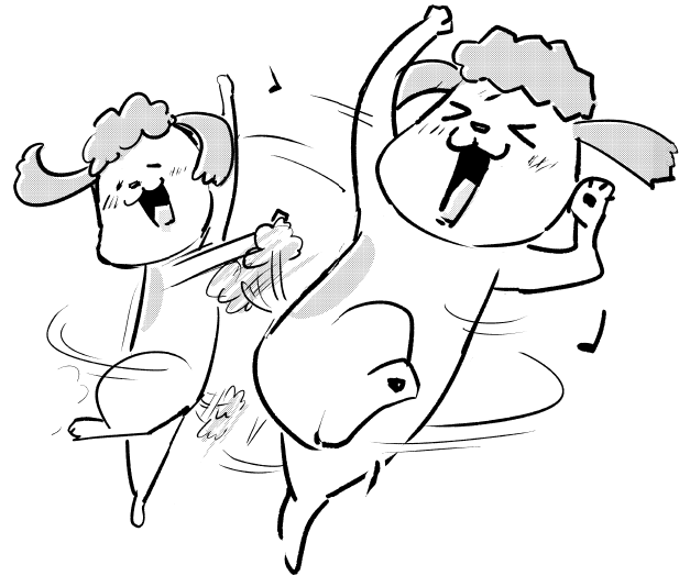 松本ひで吉さんのイヌイラスト