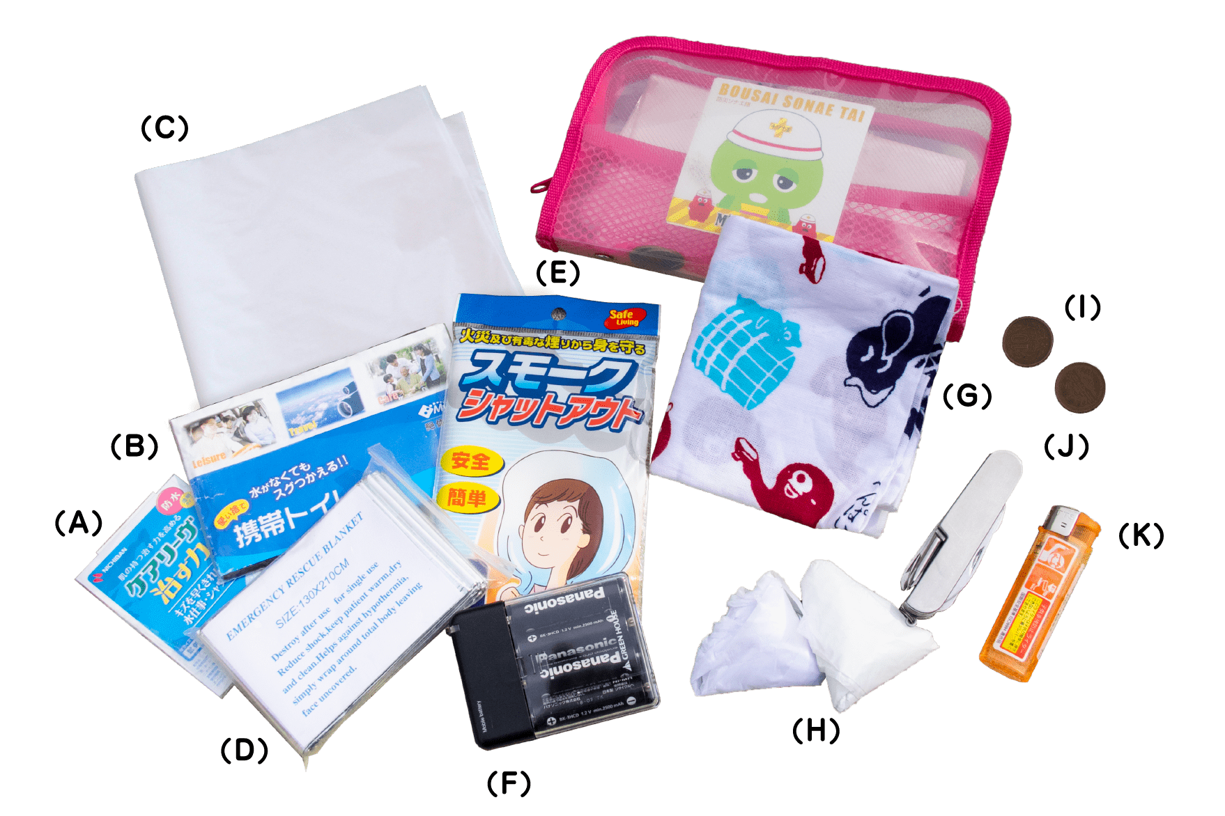 木原実さんの「常用持ち歩き袋」(簡単バージョン)