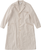 ロングコートドレス〈古白〉