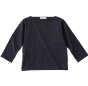 スモックTシャツ〈濃藍〉