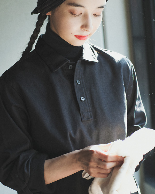 YAECA LDKWARE｜19AW 秋のプルオーバーシャツ（漆黒） 秋のプルオーバーシャツ | LDKWARE