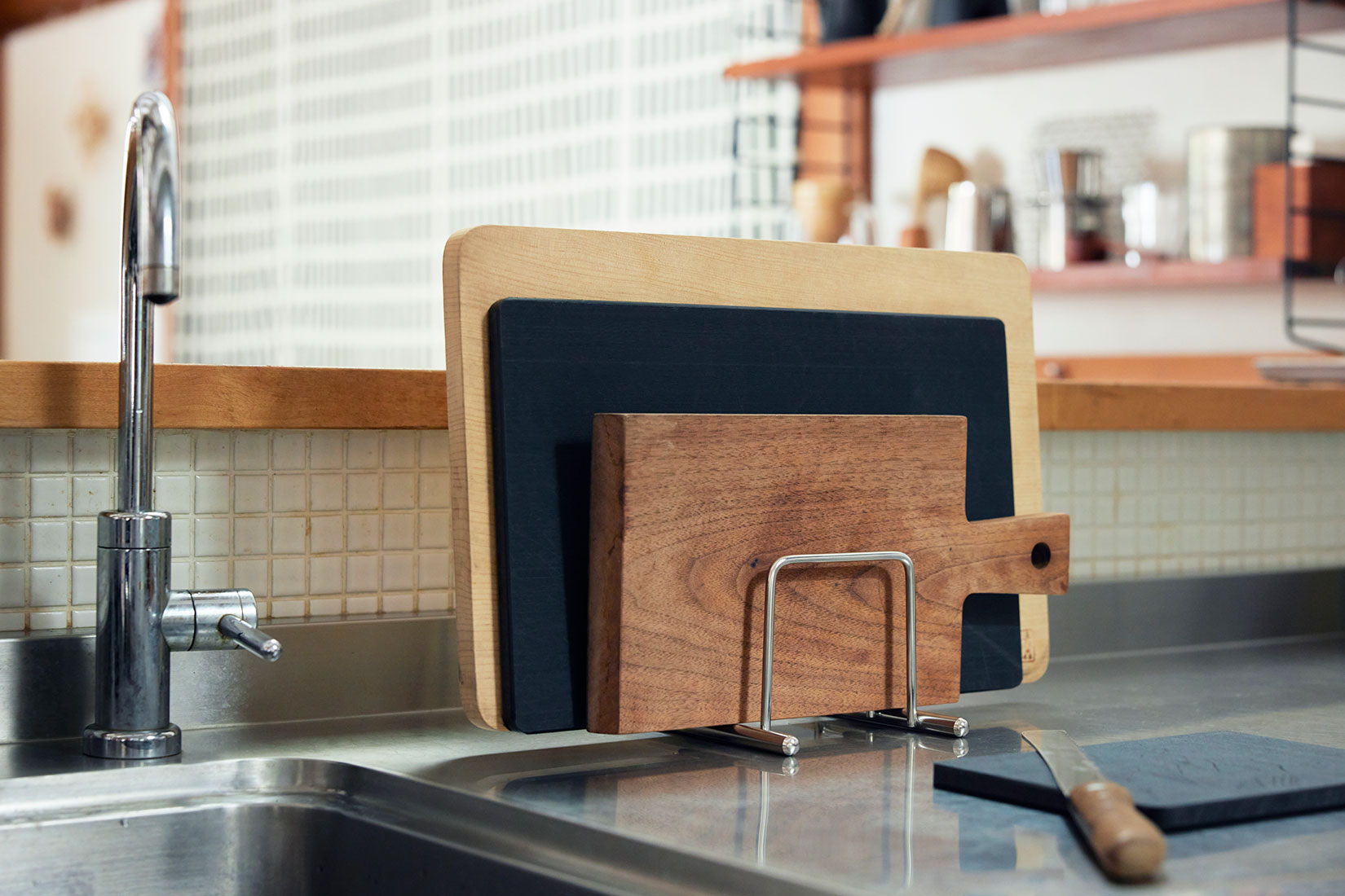 Mitchi ナイフ＆カッティングボードスタンド Mitchi ナイフ＆カッティングボードスタンド