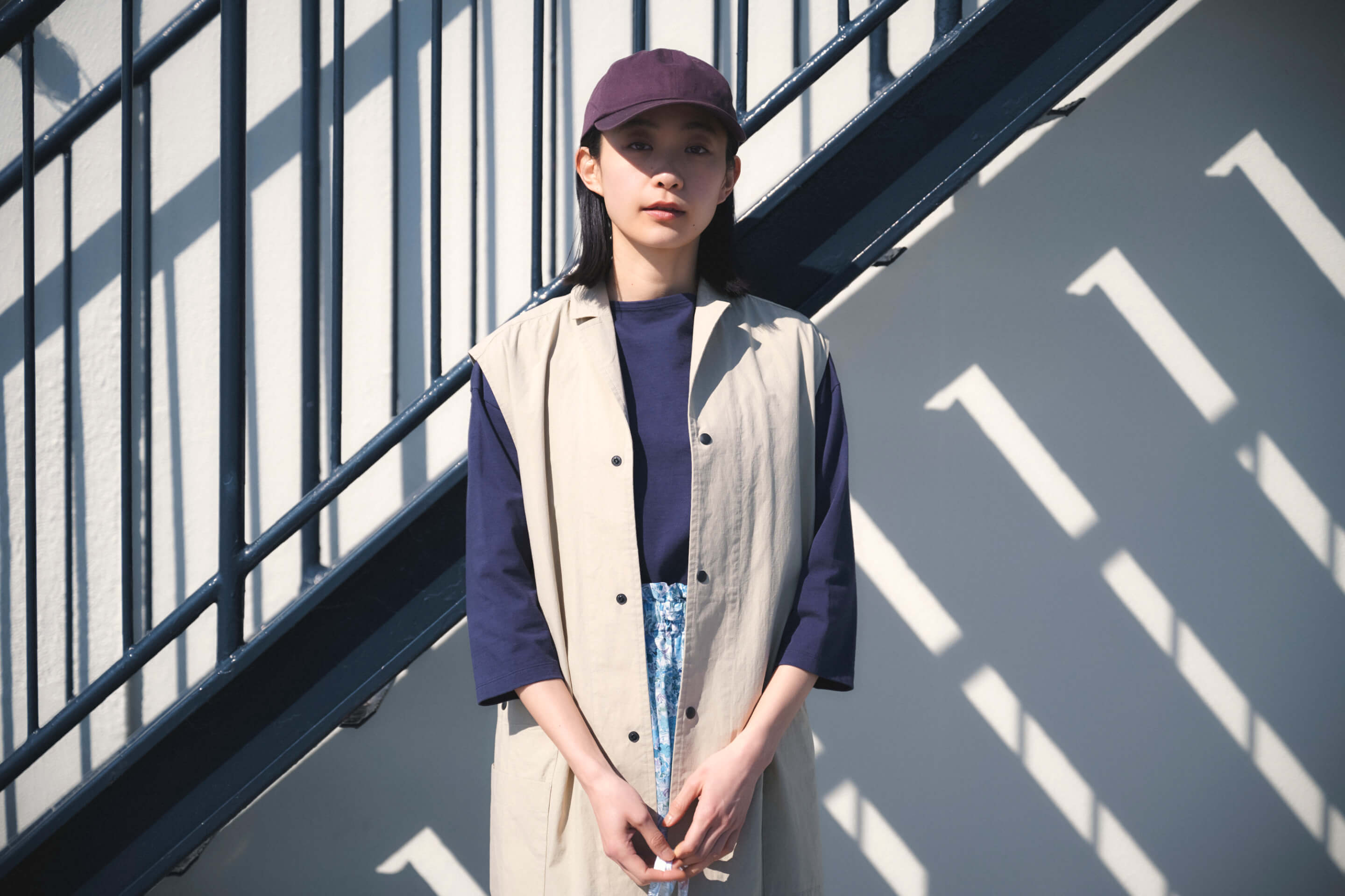 飯島奈美さんのLIFE ジレエプロン ジレエプロン