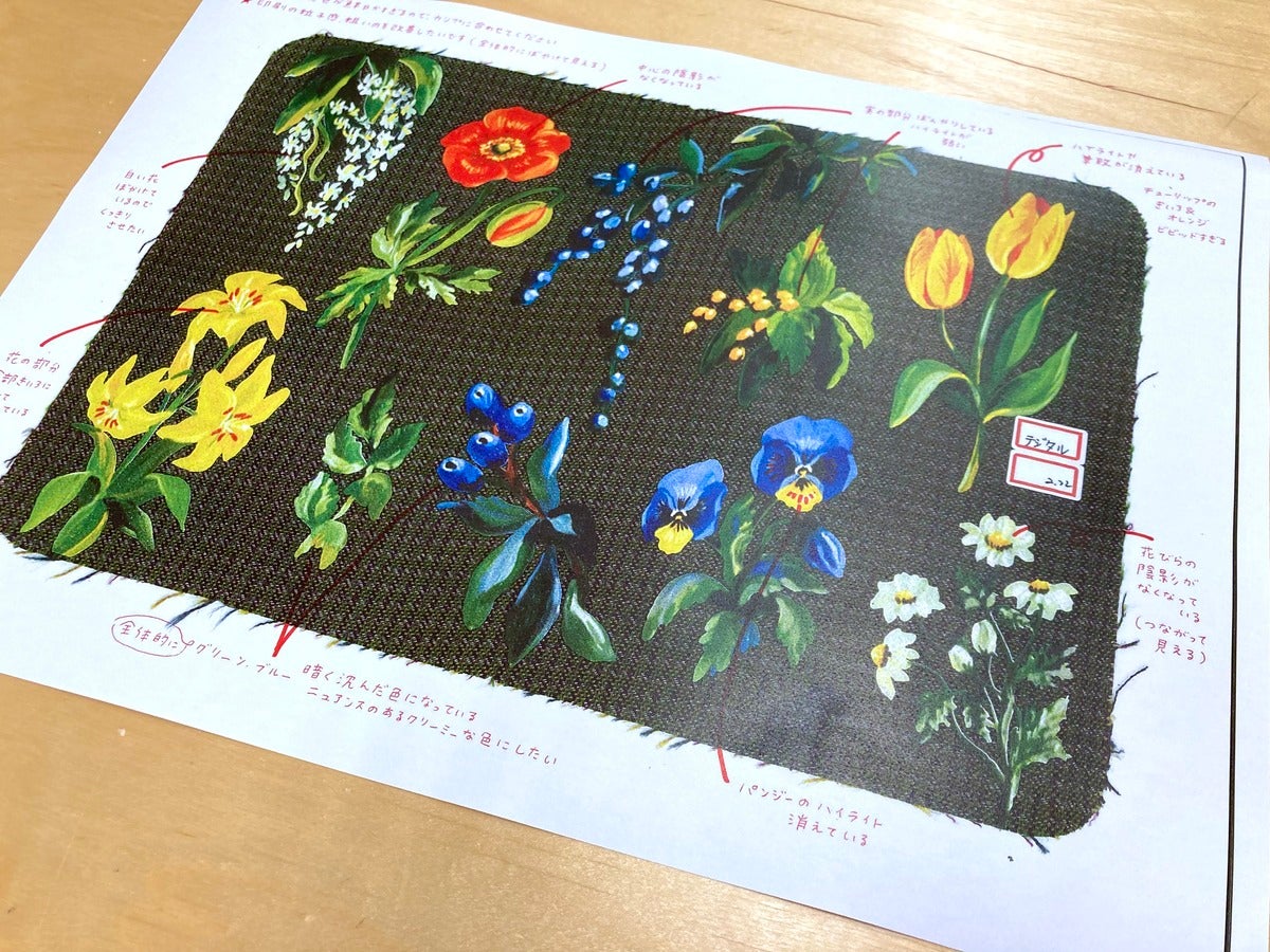 鮮やかな花の絵が印象的！TOLIGHTの手帳ができるまで。 - Happy
