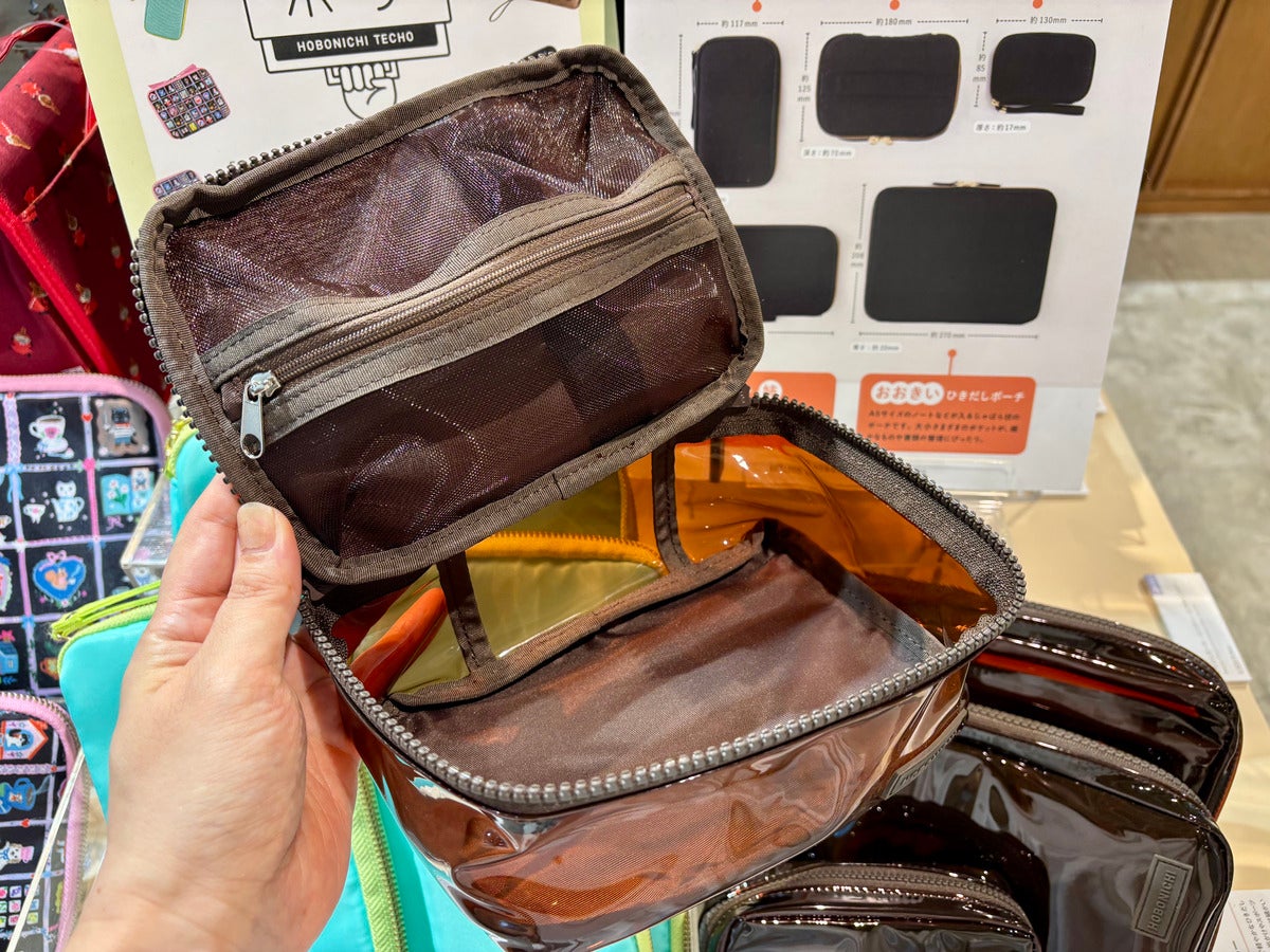 新品未使用 kuleha ライスポーチ ブラウン デシ入り ポーチ｜ペンポーチ（筆入れ）｜ツールトレーポーチ 紺(41844006