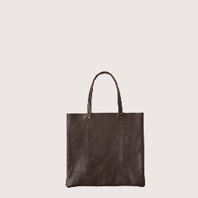 革のトートバッグ（茶）