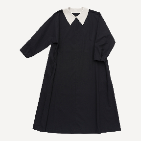 つけ襟ワンピース（黒）