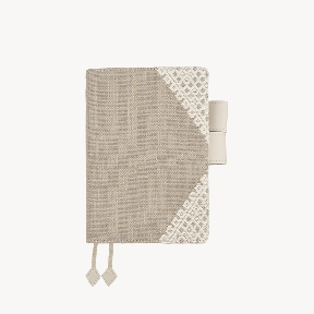 布芸展＋弘前こぎん研究所・とまらずの花こ囲み［雪白］