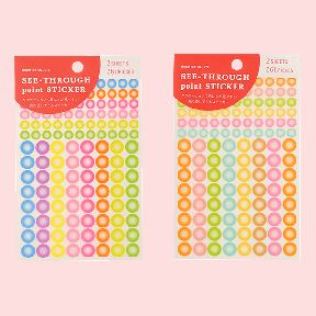 シースルーポイントステッカー