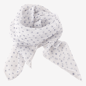 フィルン（白地に紺のドット）