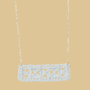 Drawing Lace ネックレス（ふちどりはしごレース）