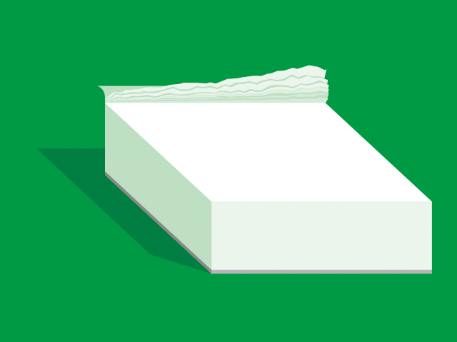 「メモをちぎった部分が荒れていくシーン」