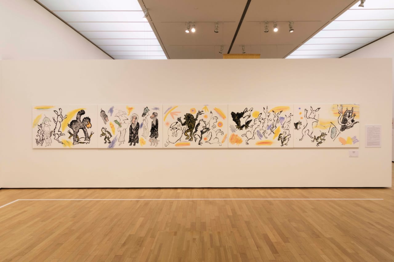 神奈川県立近代美術館葉山館での展示風景