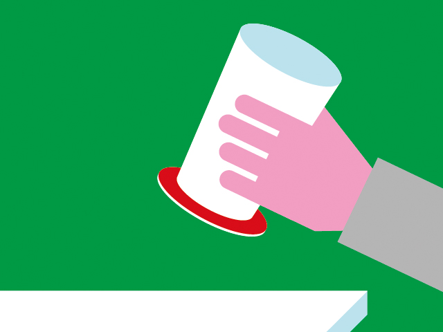 「コースターがくっついてきたシーン」