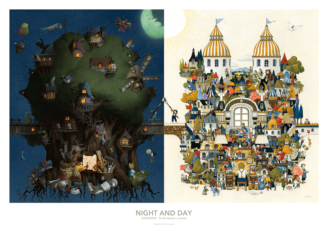 ENOMONO「NIGHT AND DAY」ポスター
