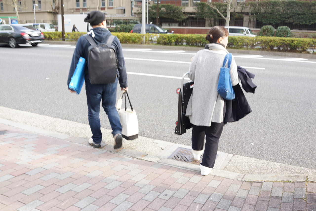 本を買ってほくほくの帰り道。