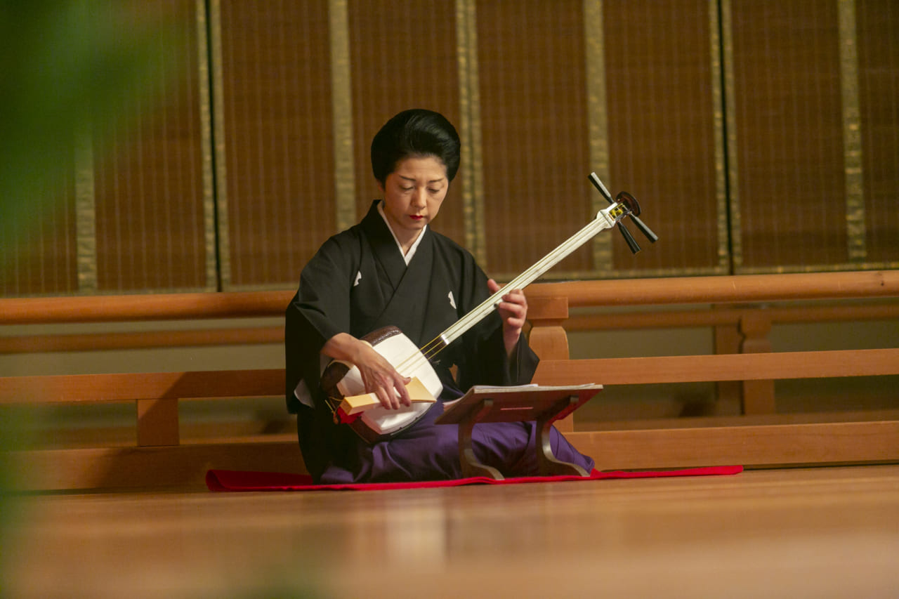 寛也さんの三味線が余韻を残す