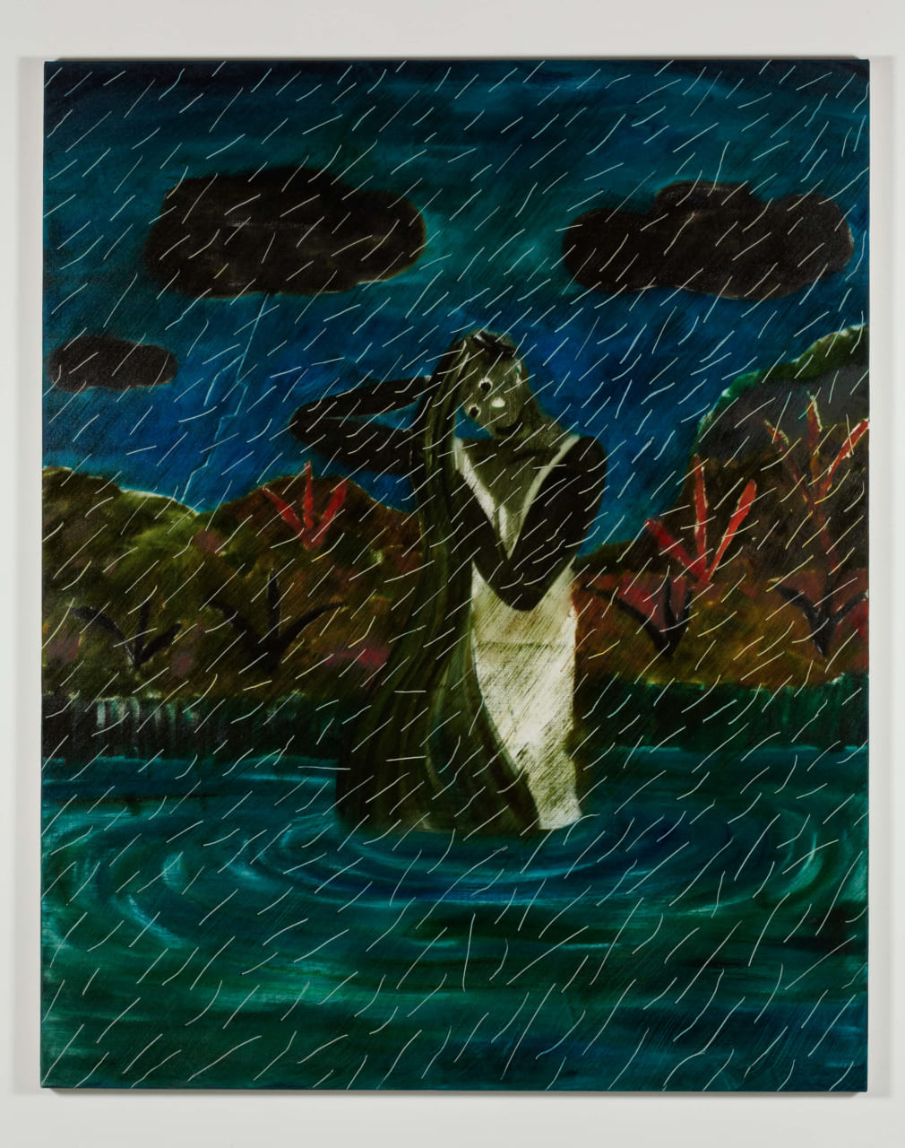 無題　Untitled／2013／oil on canvas／162.5 x 130.5 cm／©Koji Nakazono／photo by Kenji Takahashi