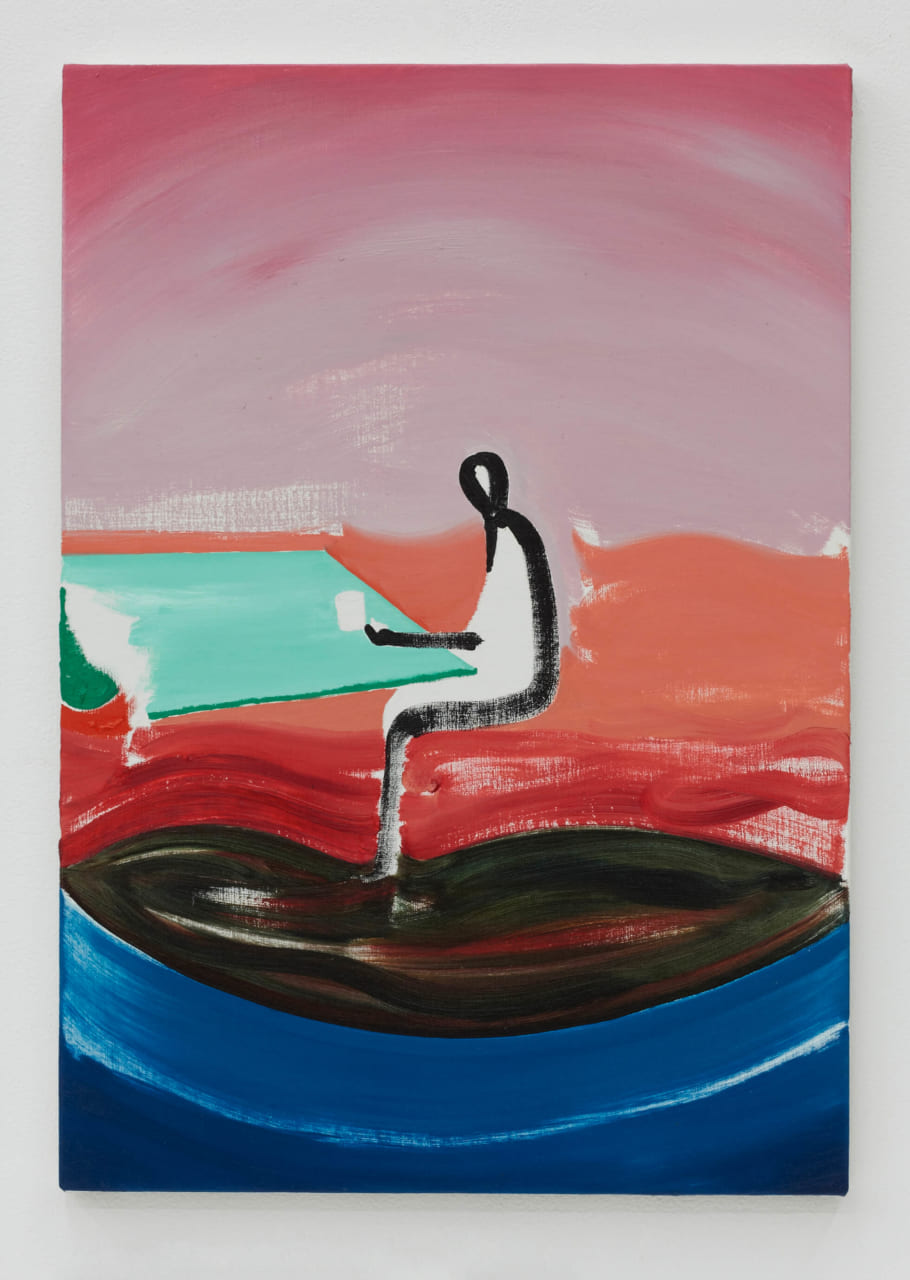 無題　Untitled　2014　oil on canvas　65.5 x 46.0 cm　
©Koji Nakazono　photo by Kenji Takahashi