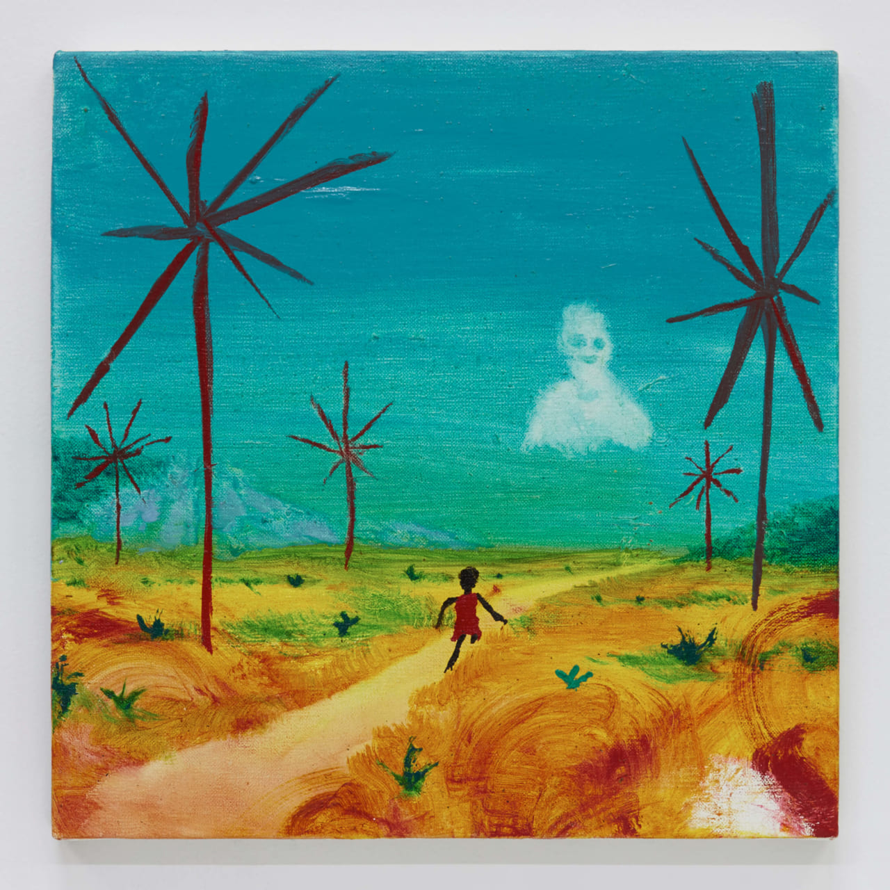 無題　Untitled／2015／oil on canvas／30.0 x 30.0cm／©Koji Nakazono／photo by Kenji Takahashi