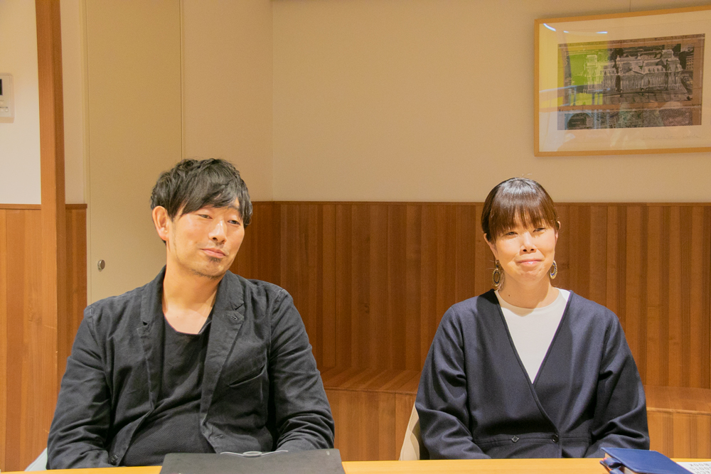 ▲左が中村光仁さん、右が斉藤いずみさん。