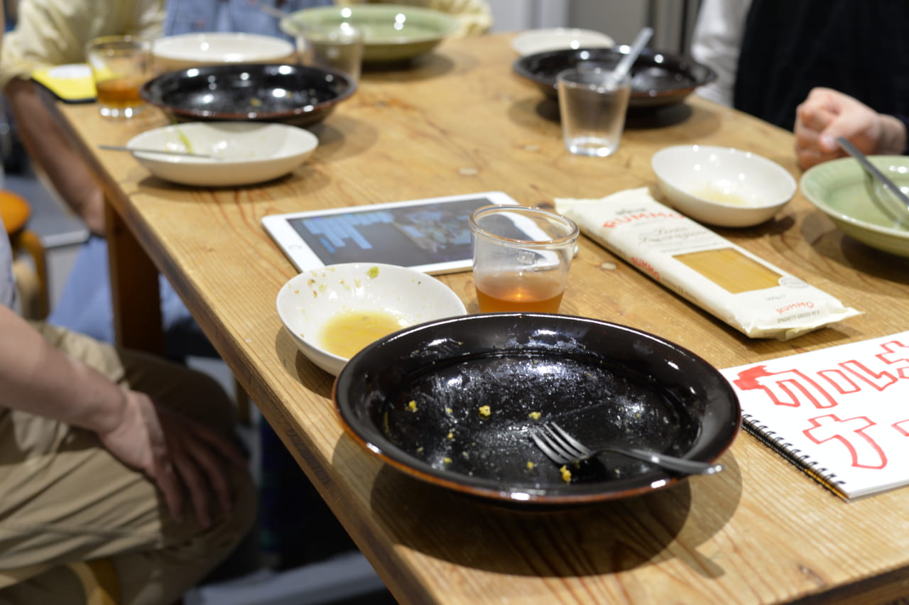 ▲みんなきれいに完食。