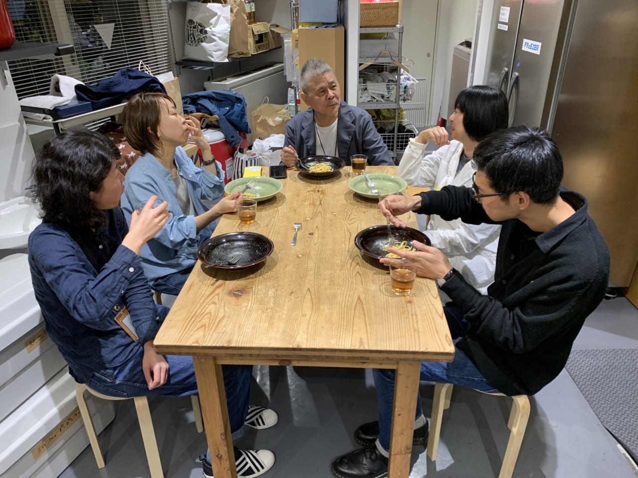 ▲２回めに食べた人たち。