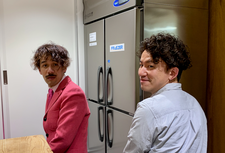 ▲髪型が同じだった。