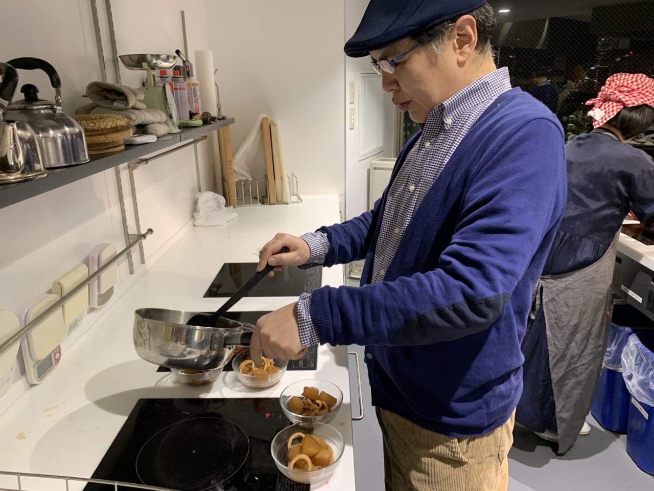 ▲山下さんのイカ大根も‥‥。