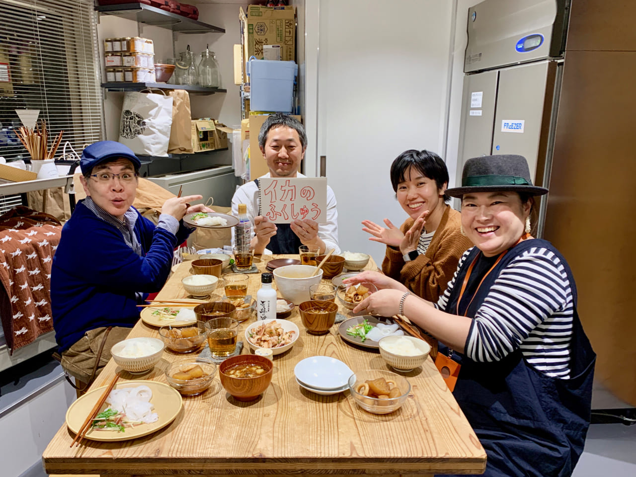 ▲遊びに来てくれた、さくらちゃんと新庄さん。