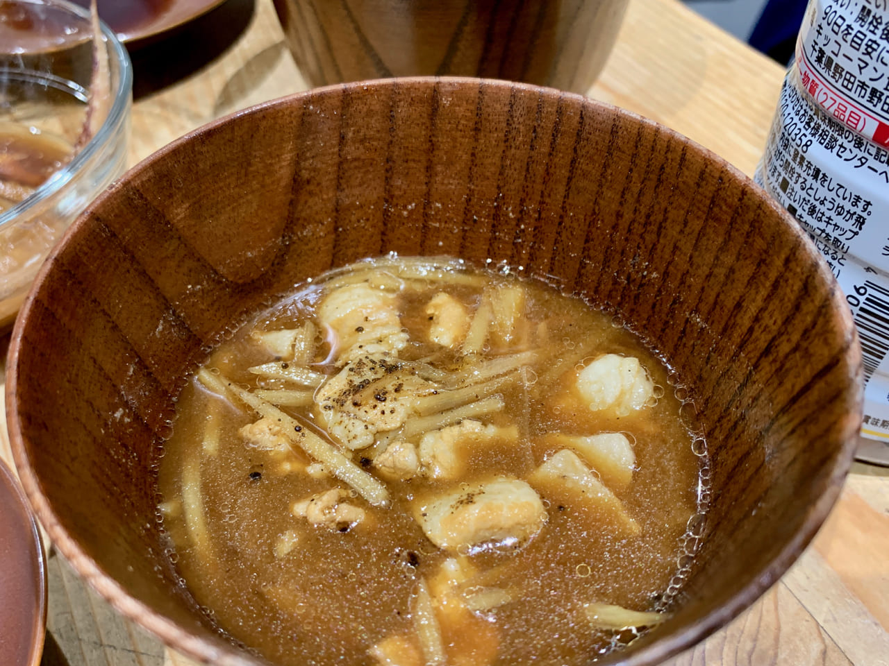 ▲みんなに大好評だった豚汁。