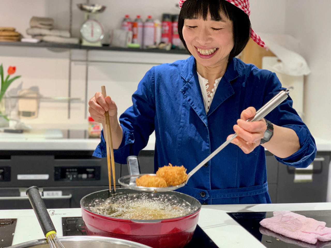 ▲いっぽう、コロッケ。