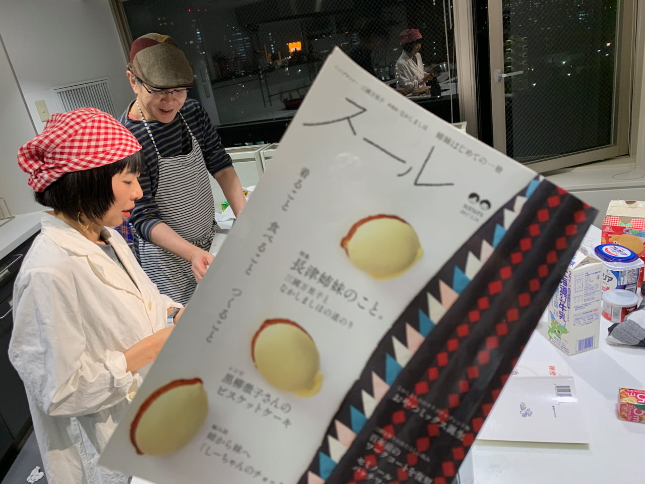 ▲ビスケットケーキはスールにレシピが載ってます。