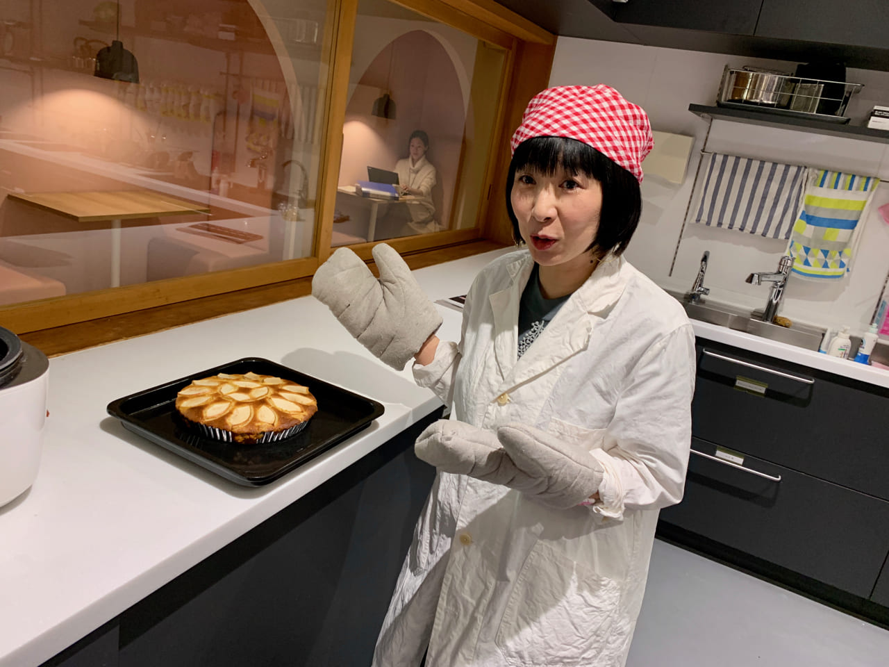 ▲ヨーグルトポムポムが焼きあがりました！